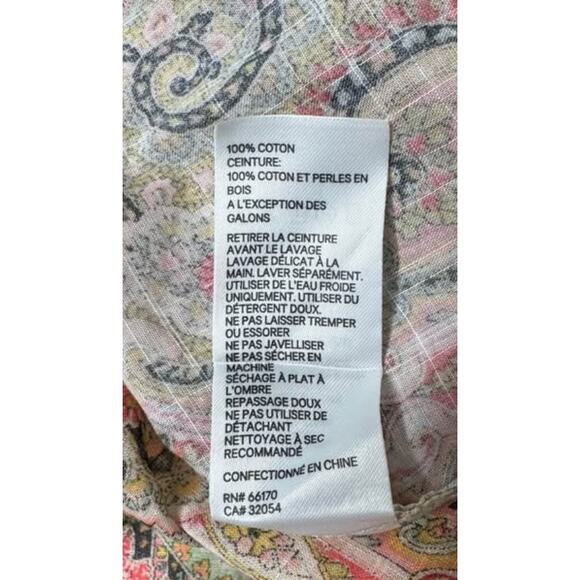 Zimmermann Freja Cut Out Dress crochet belt maxi dress ruched size Womens 2 - Picture 9 of 10